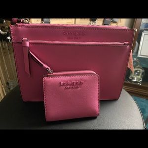 Brand new Kate spade crossbody bag matching wallet